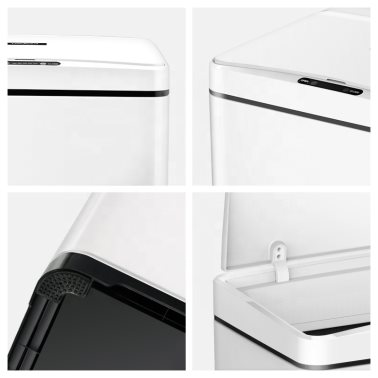 Close-up views of the HN-ZS02 lid controls, rim and hinge