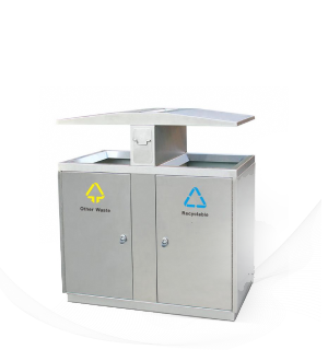 OUTDOOR TRASH CANS