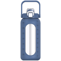 1000-1000-64oz提手盖-硅胶玻璃杯-4