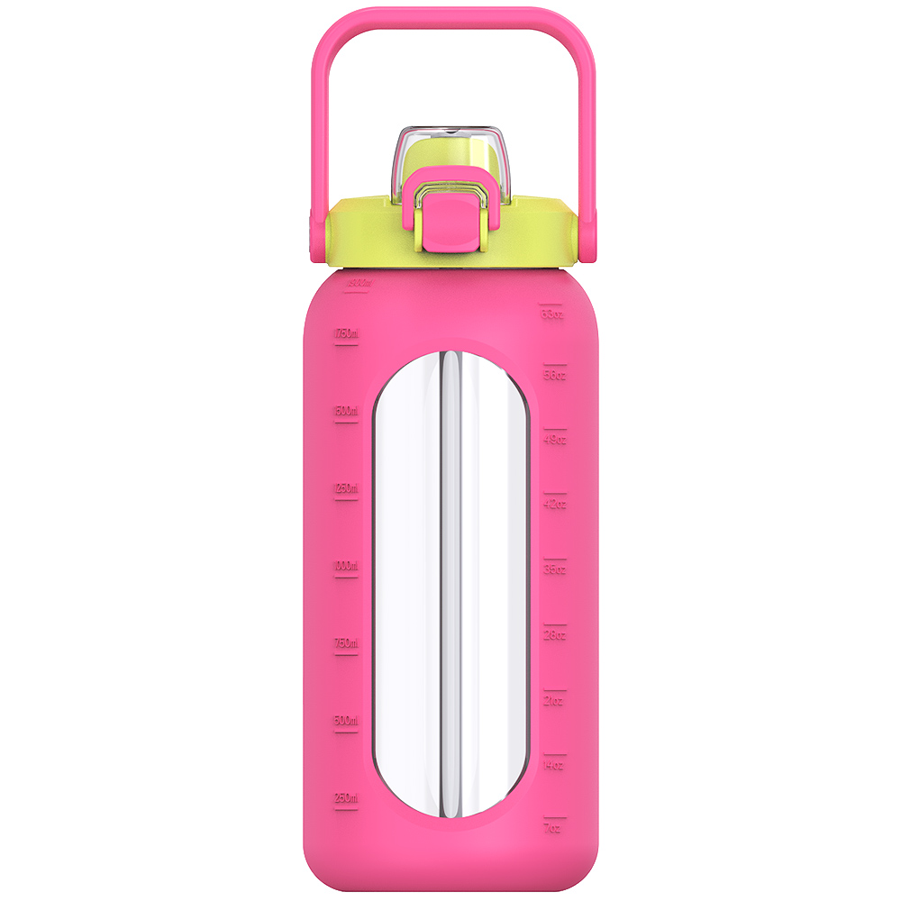 1000-1000-64oz提手盖-硅胶玻璃杯-5