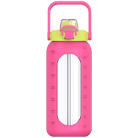 1000-1000-64oz提手盖-硅胶玻璃杯-5