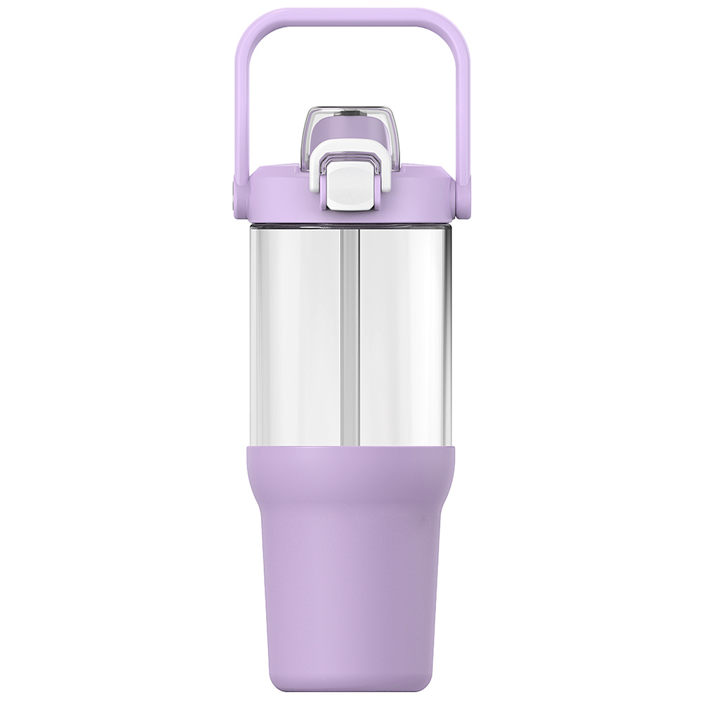 1000-1000-32oz提手盖硅胶玻璃杯-1