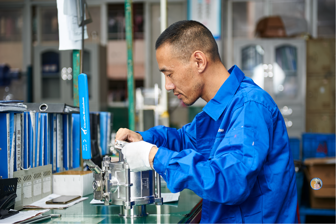 3PCS ENCAPSOLATED BALL VALVE