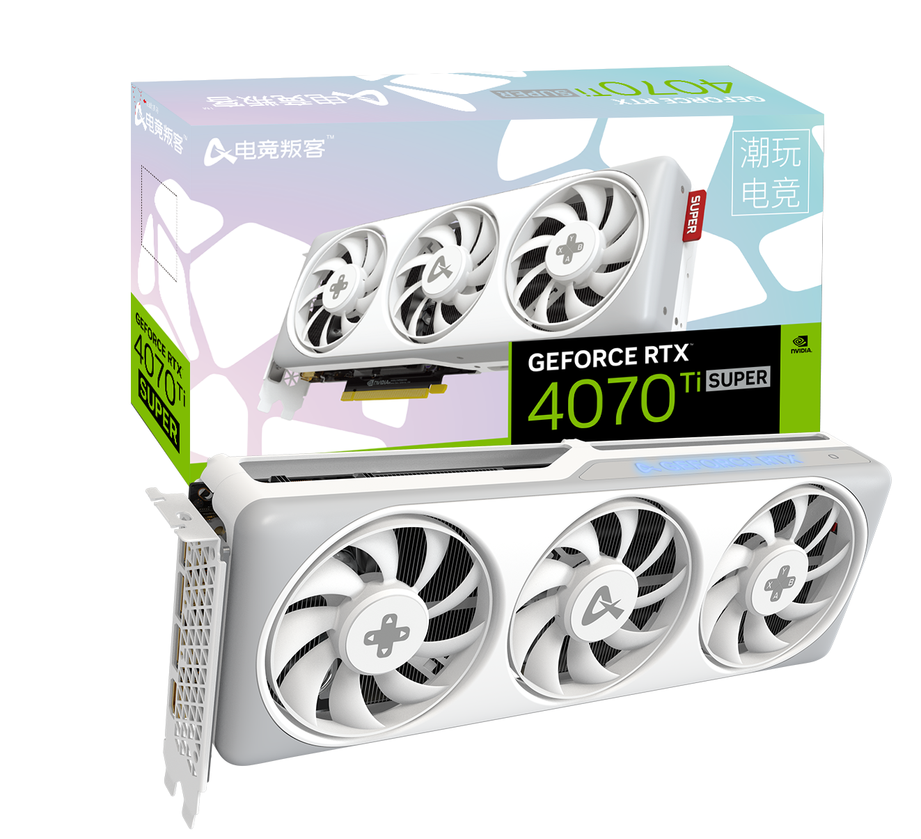 AX4070TISUPER包装盒-显卡