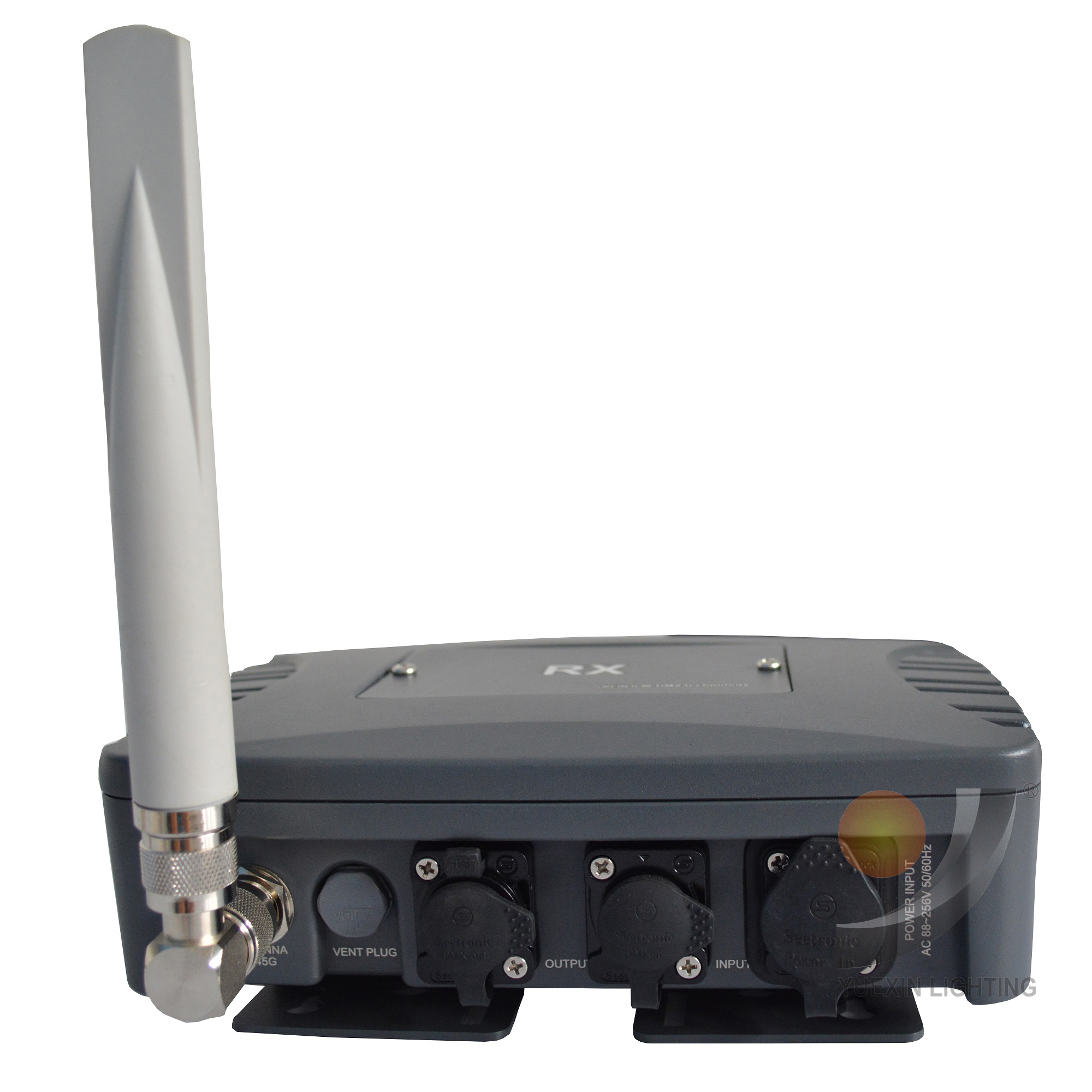 1361-RX-铸铝户外DMX无线控制器-后面图