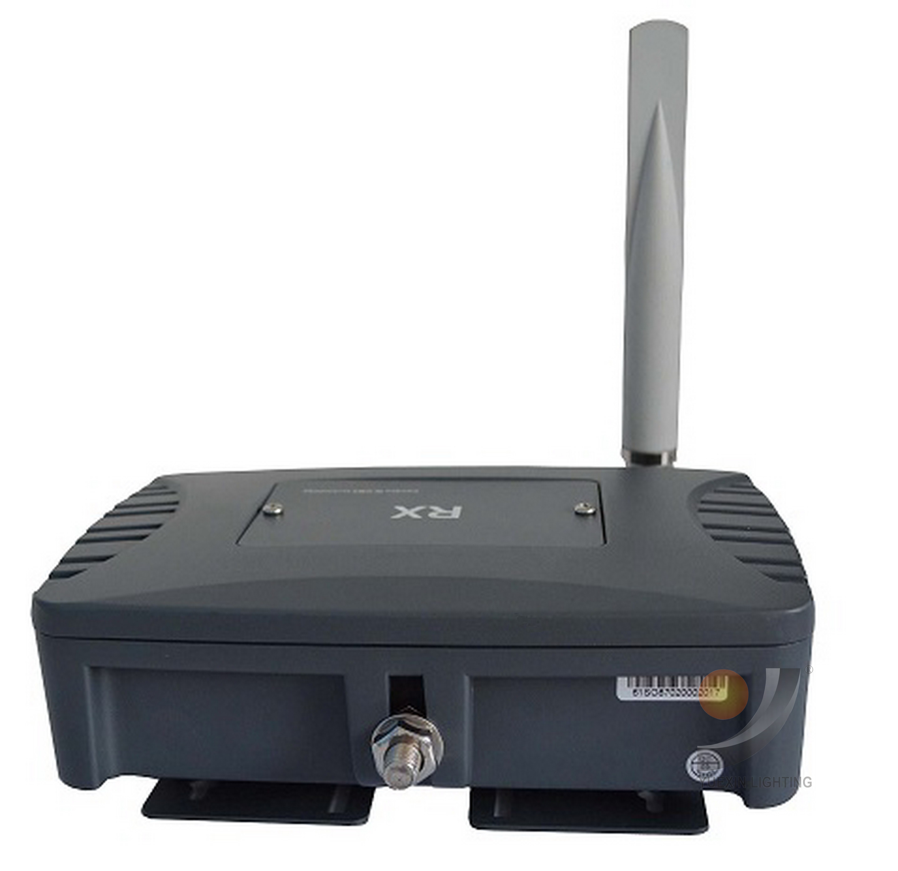 1361-RX-铸铝户外DMX无线控制器-正侧面图