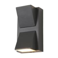 LEDOutdoorCobWallLamp,3wIP65,DecorateKShapeBlackAluminium
