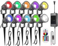 LEDGardenLights,6WRGBRemoteControlLandscapeLighting