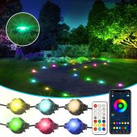 SmartLEDGardenLights,18PackMulti-colorGroundLights