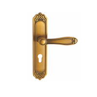 yellow brass door l