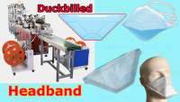 FullAutoDuckbilledRespiratorN95N99FFP2FFP3HeadStrapMaskMakingMachine