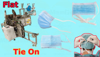 FullAutoTieOnStrappingSurgicalMaskMakingMachine