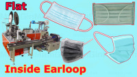 FullAutoinsideEarloop3PlySurgicalMaskMakingMachine