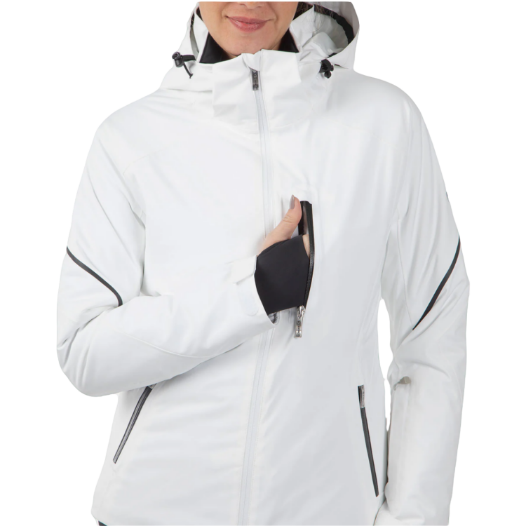 waterproofwomen’swhiteskijacket waterproofwomen’swhiteskijacket