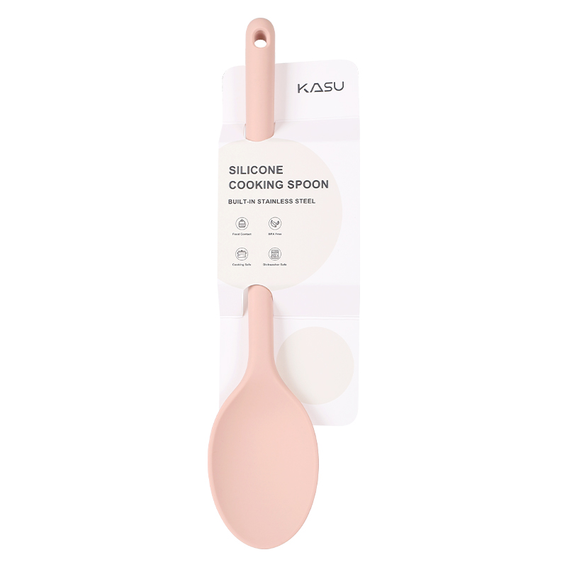 PP002-PP007 KASU Premium Silicone Cooking Set Non-Stick Silicone Kitchen Tools With Spatula Turner Ladle Food Tong Slotted Spoon Pasta Fork 3