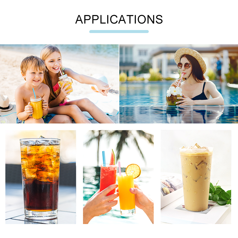 ST008 Easy to Clean Openable Reusable Silicone Straw 3
