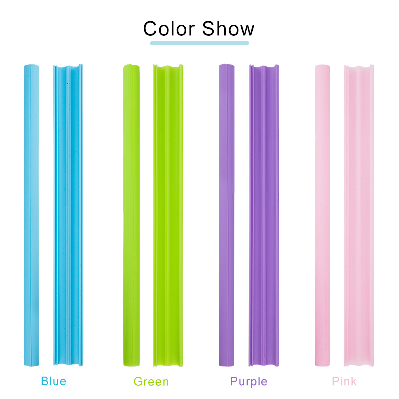 ST008 Easy to Clean Openable Reusable Silicone Straw 2