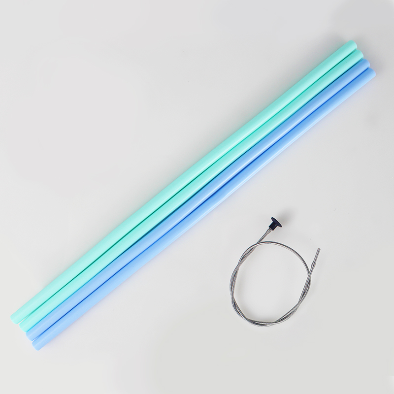 ST009 Foldable Reusable Silicone Straw 4