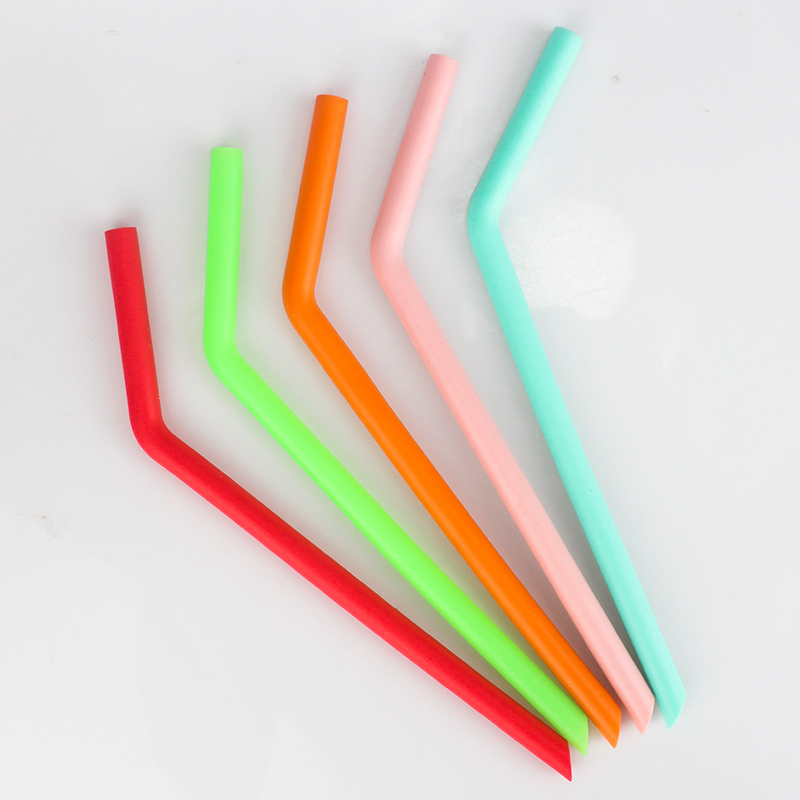 ST011 Reusable Silicone Straw For Bubble Tea 3