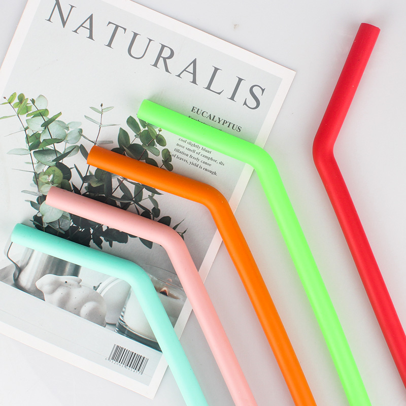 ST011 Reusable Silicone Straw For Bubble Tea 2