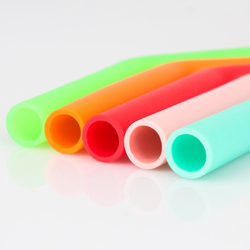 ST011 Reusable Silicone Straw For Bubble Tea 6