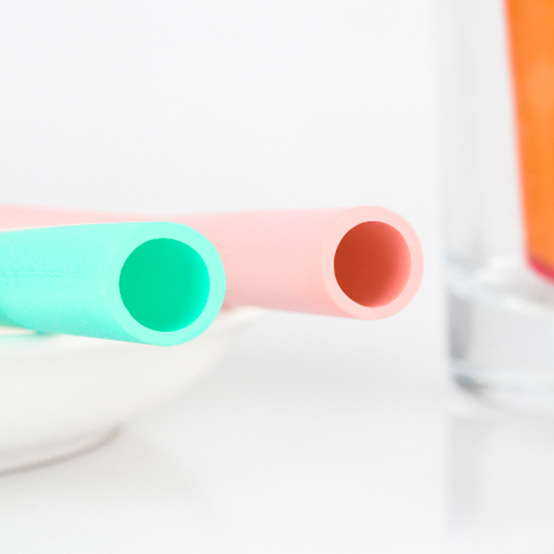 ST011 Reusable Silicone Straw For Bubble Tea 5