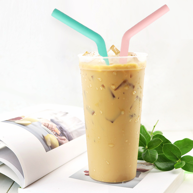 ST011 Reusable Silicone Straw For Bubble Tea 1