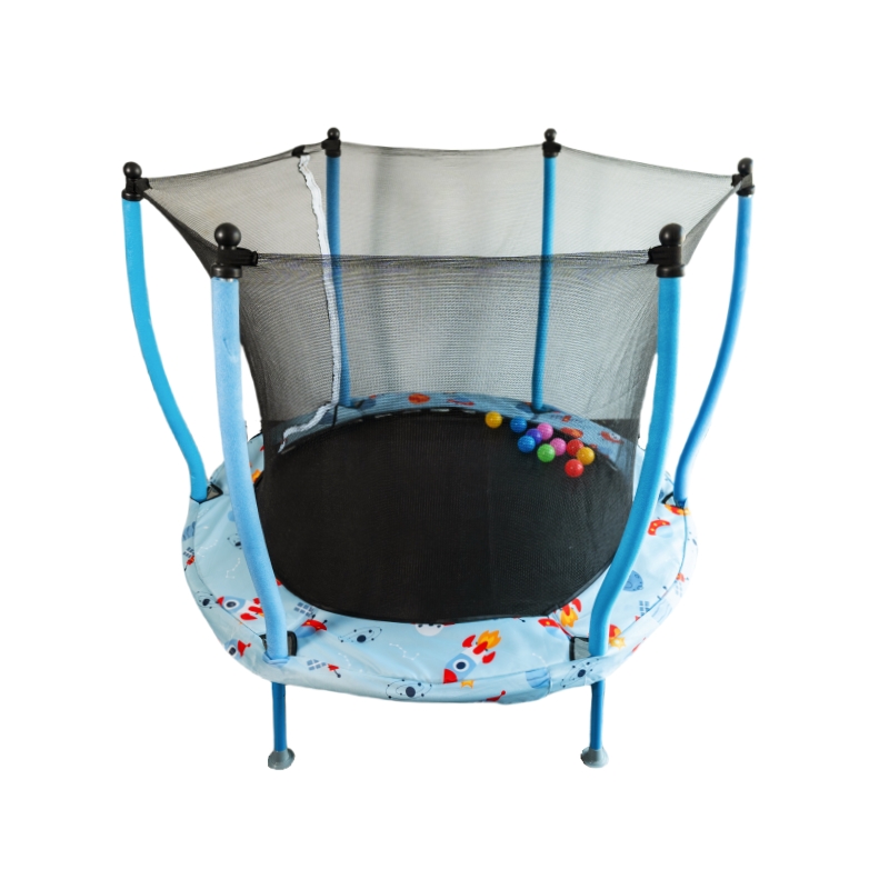 Indoor Big Trampoline for Boys Girls Jumping Trampoline Fitness Sports Equipment Kids Trampoline With Enclosures for Home Use