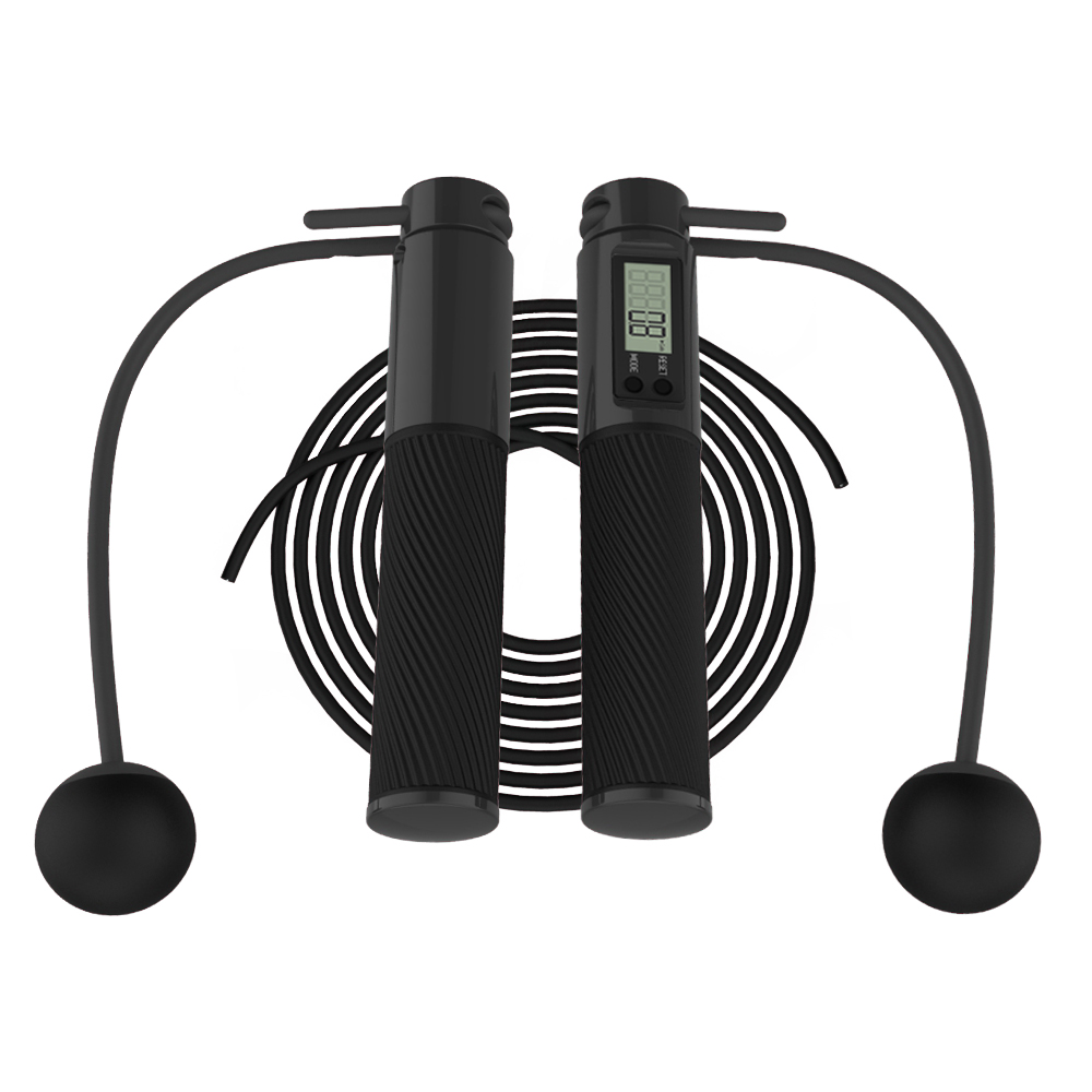 Huaye-SR8 silicone digital smart count skipping rope