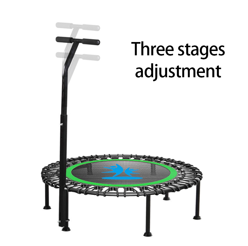 Hueye-TP8 Three stages adjustable trampoline high quality Gym professional trampoline jump mat 