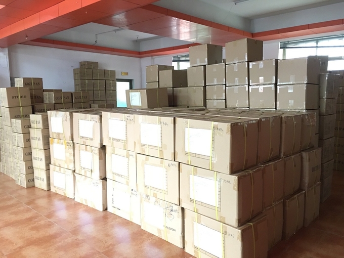 Goods' storage- ready to send out