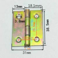 1.5inchdoorhingesteelcolorfulzincplated