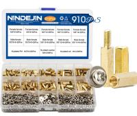 BrassMotherboardStandoffPanHeadScrewNutWasherAssortmentKitM3MaleFemaleThreadedHexStandoffSpacer