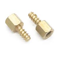 BrassRoundSpacerHexThreadedStandoffa