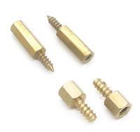 BrassRoundSpacerHexThreadedStandoff