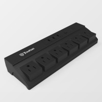 钢琴插座美标6位-3usb_1