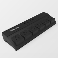 钢琴插座美标6位-4usb_1