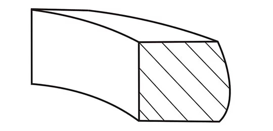 Barrel-Faced Asymmetrical