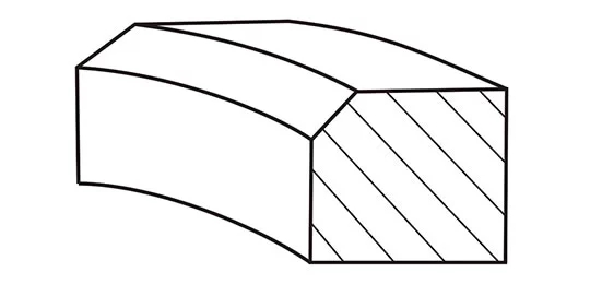 Inside Bevel Top Side