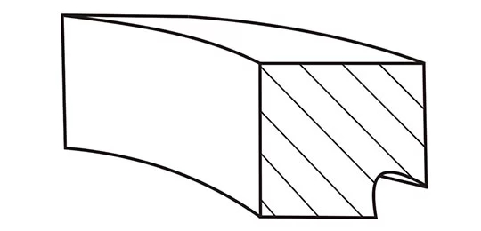 Top Faced Napier Ring