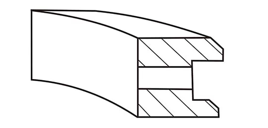 Double-Bevelled Edge Oil Control Ring