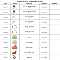 HUS281HUS288ChainsawParts001