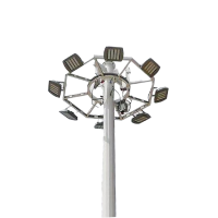High mast light pole