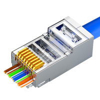 PCKT510-超五类屏蔽水晶头-穿孔