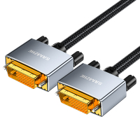 【LDV-8020】DVI连接线DVI24-1数字高清公对公---白底