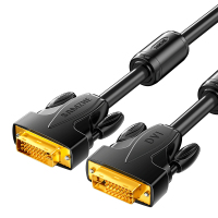 【SM-7710】双色网DVI线24-1-公对公---白底