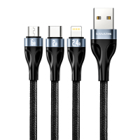 【AS12B】USB一拖三数据线充电线