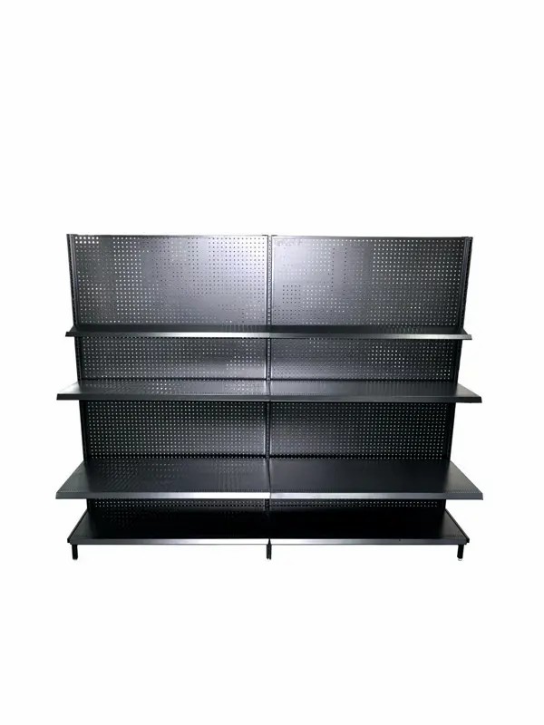 Black-Gondola-Shelving-Display-Rack