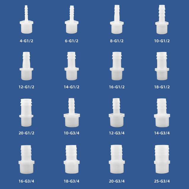 010BSP12-34MalethreadbarbconnectorsAQT4-G12-25-G34-主图1 010BSP12-34MalethreadbarbconnectorsAQT4-G12-25-G34-主图1