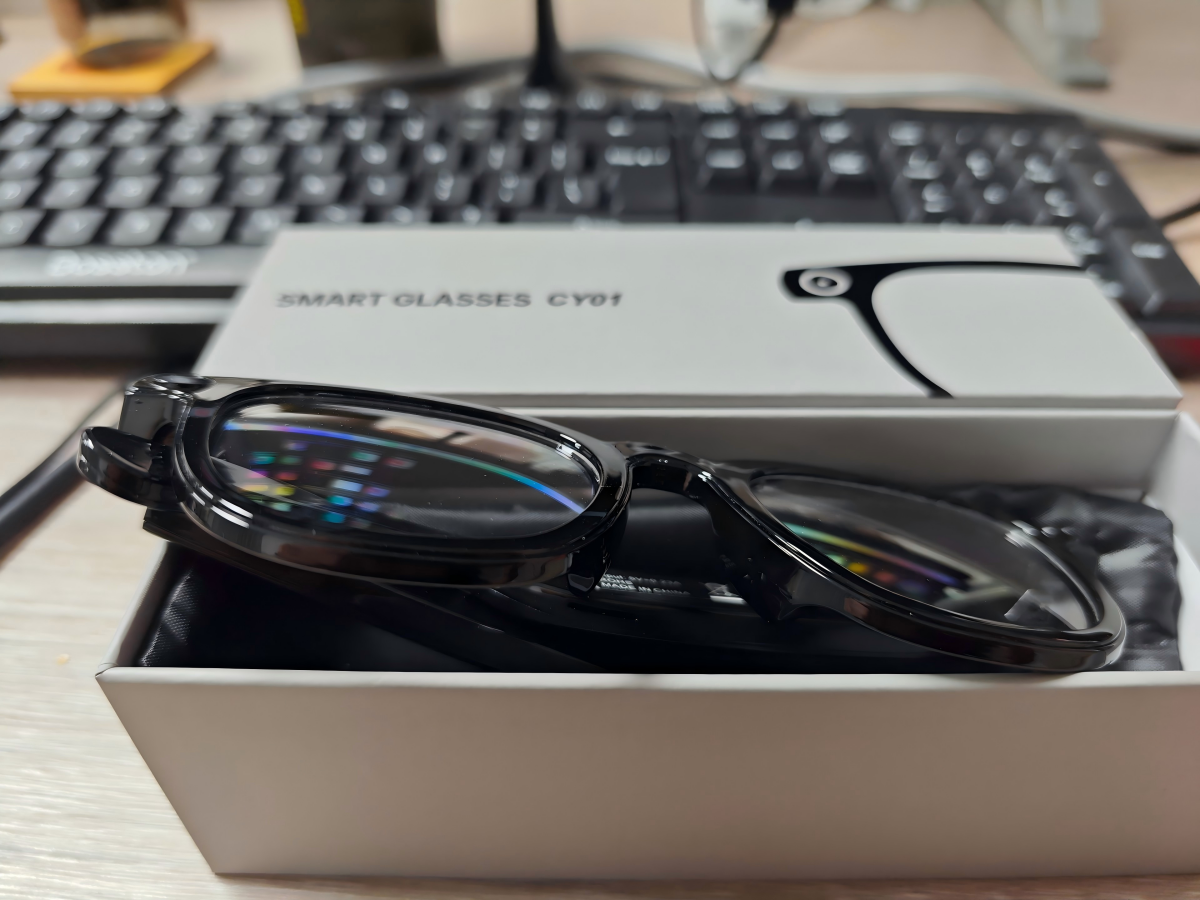 AI Smart Glasses 0101 with Camera 2-in-1 Interchangeable Lenses 8MP ...